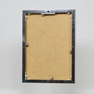 Cadre photo Effect en aluminium Quadro 59,4x84,1 cm argenté brillant verre clair