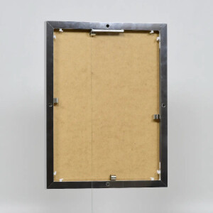 Cadre photo Effect en aluminium Quadro 59,4x84,1 cm argenté brillant verre clair