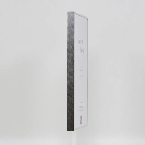 Cadre photo Effect en aluminium Quadro 59,4x84,1 cm argenté brillant verre clair