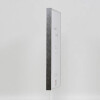 Cadre photo Effect en aluminium Quadro 59,4x84,1 cm argenté brillant verre clair