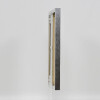 Cadre photo Effect en aluminium Quadro 59,4x84,1 cm argenté brillant verre clair