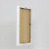 Cadre photo Effect en aluminium Quadro 70x100 cm blanc verre clair