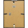 Cadre photo en aluminium noir 15x20 cm - Design moderne et interchangeable