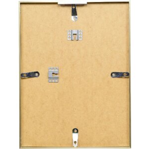 Cadre photo en aluminium Effect série 2, verre clair doré 25x50 cm