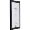 Cadre photo aluminium S3 noir 21x29,7 cm verre clair Effect