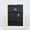 Cadre baroque en bois Effect profil 37 blanc 9x13 cm verre normal