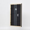 Effect Cadre photo en bois massif Profil 39 noir 25x80 cm verre normal
