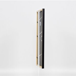 Effect Cadre photo en bois massif Profil 39 noir 30,5x91,5 cm verre normal