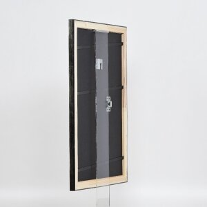 Cadre photo en bois Platin 10x15 cm avec verre normal