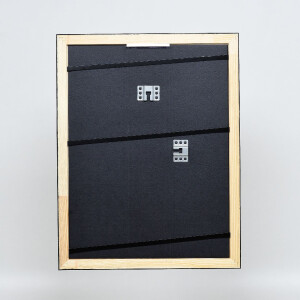 Cadre photo bois Effect Profil 40 Argent 20x20 cm Verre normal