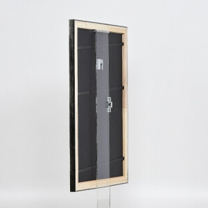 Cadre photo en bois Effect Profil 40 Platin 70x70 cm Verre normal