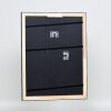 Cadre photo en bois Platin 10,5x14,8 cm avec verre normal