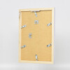 Cadre photo en bois argenté 15x20 cm avec verre transparent