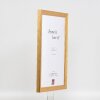 Cadre photo en bois Profil 41 Antikgold 25x35 cm verre clair