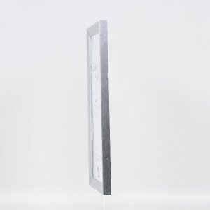 Cadre photo bois profil 41 argent 27x48 cm verre clair