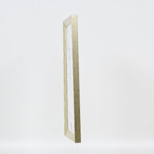 Cadre photo en bois profil 41 Antiksilber 27x48 cm verre clair