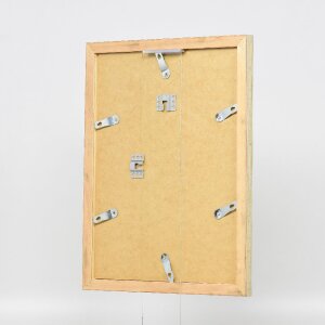 Cadre photo bois Profil 41 Antiksilver 50x50 cm avec verre clair