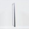Cadre photo en bois profil 41 argent 60x60 cm verre transparent