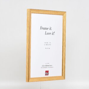 Cadre photo bois profil 41 antikgold 60x90 cm verre clair