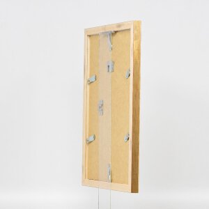 Cadre photo en bois effet Antikgold 70x70 cm verre clair