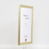 Cadre photo bois profil 41 antik-silver 14,8x21 cm verre clair