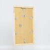 Cadre photo bois Profil 41 argent 61x91,5 cm verre clair
