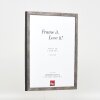 Cadre photo bois effet anthracite 15x20 cm