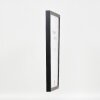 Cadre photo en bois profil 42, verre clair anthracite 18x27 cm