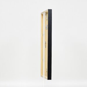 Cadre photo en bois profil 42, verre clair argent, 23x70 cm