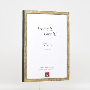 Cadre photo en bois antikgold 25x30 cm – Effect Profil 42