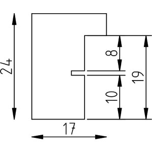 Cadre photo en bois profil 42, verre clair anthracite 25x30 cm
