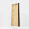 Cadre photo bois profil 42 verre transparent anthracite 28x35 cm