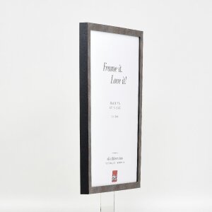 Cadre photo bois effet anthracite 50x100 cm