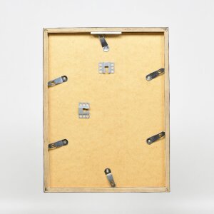 Cadre photo en bois effet profil 42, verre clair anthracite 60x90 cm