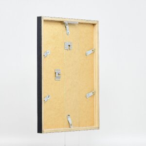 Cadre photo effet profil 42 verre clair argent 70x100 cm