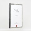 Cadre photo effet profil 42 verre clair argent 70x100 cm