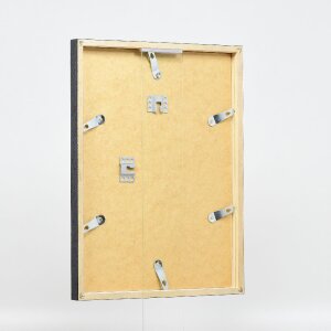 Cadre photo bois profil 42, verre clair argent, 30,5x91,5 cm