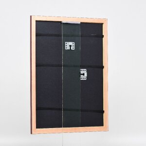 Cadre photo en bois effect Profil 43 rouge 7x10 cm