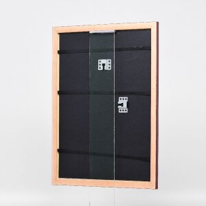 Cadre photo en bois profil 43 rouge 9x13 cm