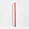 Cadre photo bois profil 43 rouge brillant 9x13 cm verre normal