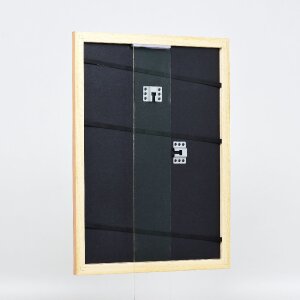 Cadre photo en bois naturel profil 43 10x10 cm