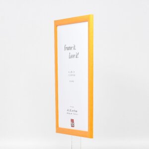 Cadre photo en bois miel 13x13 cm avec verre standard