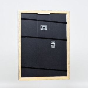 Cadre photo bois profil 43 noir brillant 13x13 cm