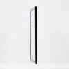 Cadre photo bois profil 43 noir brillant 13x13 cm