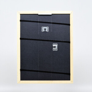 Cadre photo en bois Profil 43 blanc brillant 13x13 cm