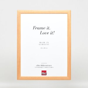 Cadre photo en bois Profil 43 nature 13x18 cm