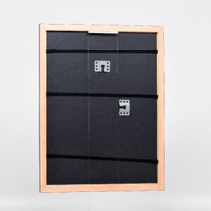 Cadre photo bois profil 43 rouge 20x20 cm