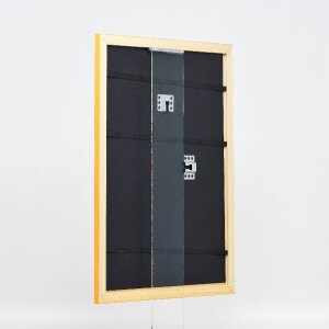 Cadre photo en bois profil 43 miel 20x25 cm