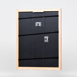 Cadre photo en bois profil 43, rouge brillant, 20x25 cm, verre normal