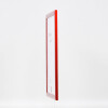 Cadre photo en bois profil 43, rouge brillant, 20x25 cm, verre normal
